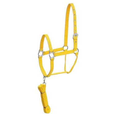 Imagem de Cabresto para Cavalo de Nylon Amarelo Bronc-Steel 31059