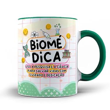 Imagem de Caneca xicara Biomédica Biomedicina ciência 24 (Verde)