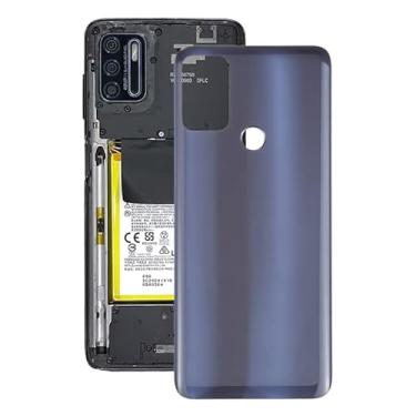 Imagem de Peças de substituição de telefone celular melhory a contracapa Tampa traseira da bateria para para Motorola Moto G50 XT2137-1 XT2137-2 (cinza) Acessório telefônico