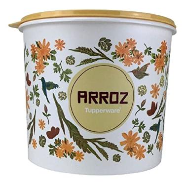 Imagem de Tupperware Caixa Arroz 5 Kg Linha Floral (5,5 Litros)