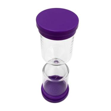 Imagem de WeiLaiKeQi Ampulheta decorativa com temporizador de areia, decoração de mesa, ampulheta compacta, relógio de areia, pequena hora de vidro, faça você mesmo