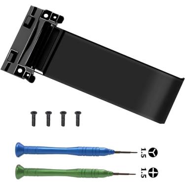 Imagem de OLCLSS Peça de substituição de suporte para Nintendo Switch, suporte traseiro, suporte para mainframe, kit de ferramentas de reparo para console Nintendo Switch