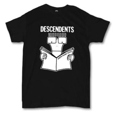 Imagem de Camiseta Descendents Everything Sucks Punk  Masculina  Algodão  Tripul