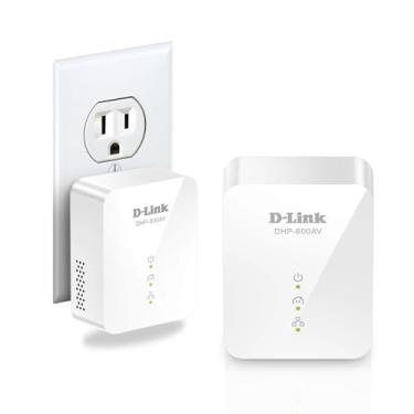 Imagem de D-Link Kit de iniciante adaptador Powerline Ethernet Over Power Gigabit AV2 até 1000 Mbps MIMO Internet Network Wall Plug In (DHP-601AV)
