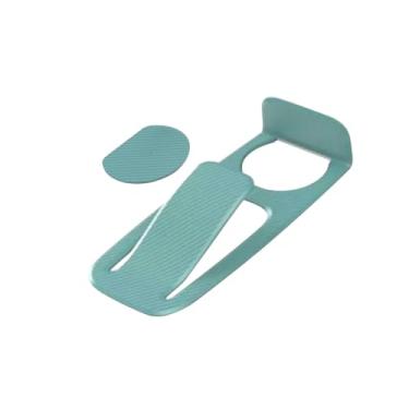 Imagem de Duoer Rolha de porta inovadora de mola segura adequadamente sua porta aberta suporte protetor de rolha de porta multifuncional (cor: verde)