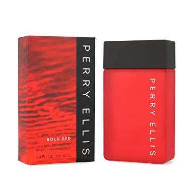 Imagem de Perry Ellis Bold Red Eau De Toilette Spray for Men, Amber Spicy Fragrance, 3.4 Oz