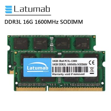 Imagem de Latumab-Memória RAM do portátil  DDR3  DDR3L  16GB  32GB  1600  1866MHz  PC3L-12800  14900  SODIMM