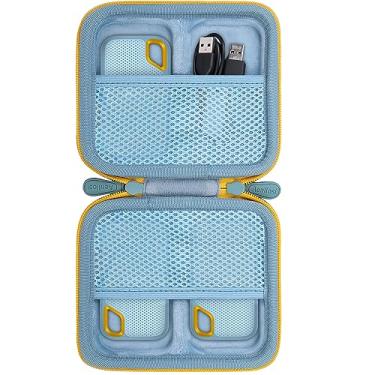 Imagem de Aenllosi Capa de viagem rígida de substituição para SanDisk Extreme PRO SDSSDE81/SDSSDE80 / Extreme SDSSDE61 portátil 500 GB/1/2/4 TB SSD (azul celeste, apenas capa)