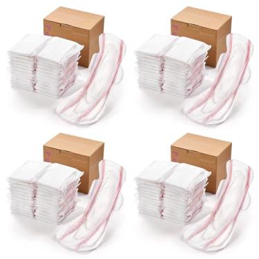 Imagem de PurComfy Almofadas pós-parto premium com asas, absorventes grandes e máximos para maternidade pós-parto, ultra macios, fluxo pesado, proteção segura contra vazamento após o nascimento, 96 unidades