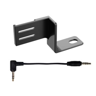 Imagem de NATEFEMIN Suporte de extensão de câmera de ação, suporte externo para microfone de câmera com cabo para câmera Insta360 X4