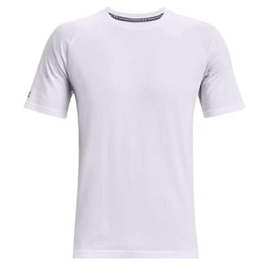 Imagem de Under Armour Camiseta masculina UA Athletics, Branco/cinza moderno, 3G