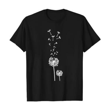 Imagem de Camisetas femininas fofas gola redonda girassol flores silvestres estampa casual camiseta colorida blusa manga longa, Preto, GG