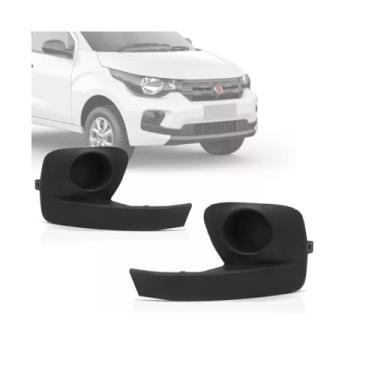 Imagem de Grade Moldura Milha Mobi 2015 2016 2017 2018 Sem Furo Esquerdo