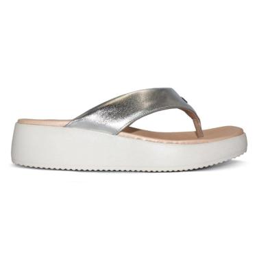 Imagem de Tamanco Modare Feminino Metalizado Conforto Salto Anabela 7189.101