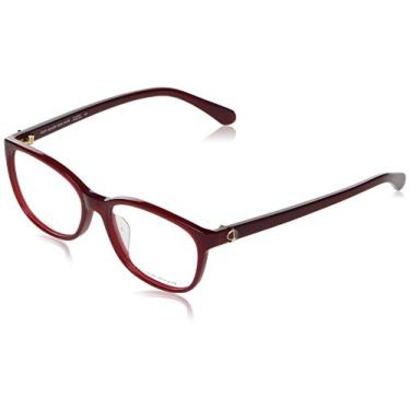 Imagem de Armação feminina Kate Spade TRULEE/F Red 52/16/140, Ouro vinho, 52