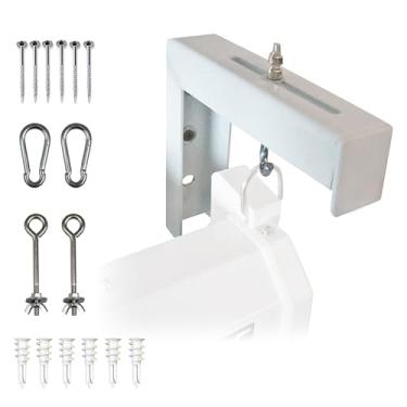 Imagem de Elite Screens Tela de projetor branca de 6 polegadas, estrutura soldada de metal único, montagem de parede ou teto - Inclui ganchos e ferragens, modelo: ZVMAXLB6-W