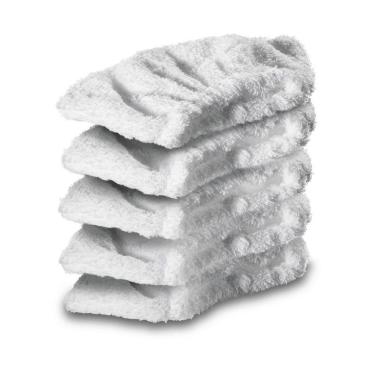 Imagem de 5 Panos de Algodão para Limpadoras a Vapor Karcher