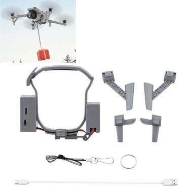 Imagem de LICHIFIT Drone Airdrop System + trem de pouso para drone DJI Air 3 lançamento dispositivo pernas estendidas