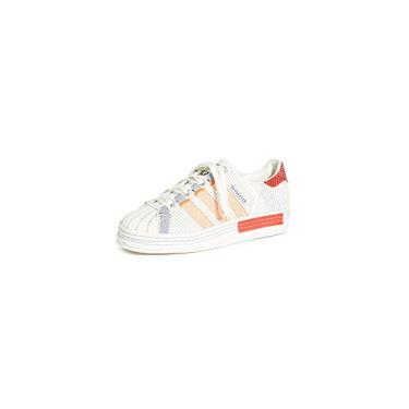 Imagem de adidas Women's x Craig Green CG Superstar Sneakers, Off White/Bright Red/Grey, 8 Medium US