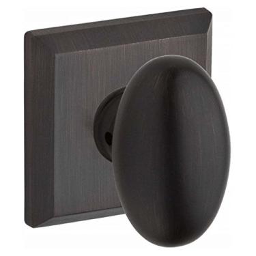 Imagem de Baldwin Reserve ENELLTSR112 Entry Ellipse Knob and Traditional Square Rose Venetian Bronze Finish