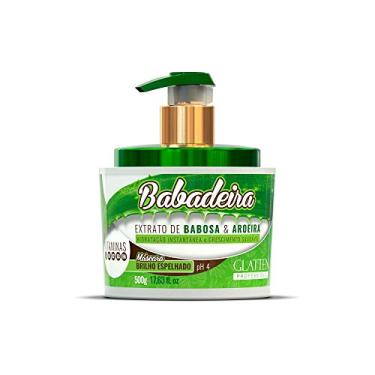 Imagem de Glatten Professional Babadeira - Máscara Brilho Espelhado Babosa e Aroeira 500g