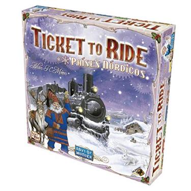 Imagem de Galápagos, Ticket to Ride: Países Nórdicos, Jogo de Tabuleiro para Amigos, 2 a 3 participantes, 30-60 minutos por partida