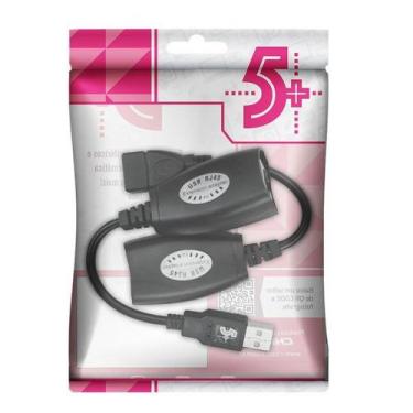 Imagem de Cabo Adaptador Extensor USB Via RJ45 - Chipsce