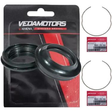 Imagem de Guarda Pó Bengala + Trava Retentor Lead 110 2010 Á 2015 - VEDAMOTORS