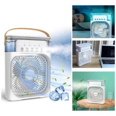 Imagem de softdigit Ventilador Portátil de Mesa Mini Ar Condicionado Umidificado