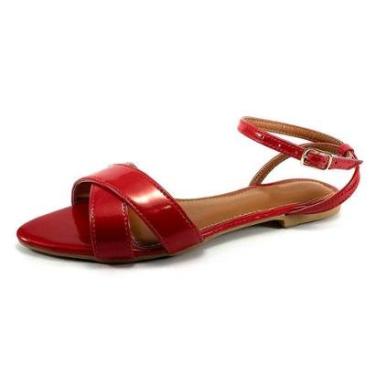 Imagem de Sandália Feminina Rasteirinha Moda Verão Bico Folha Fino Dia a Dia Casual JCL STORE-Feminino