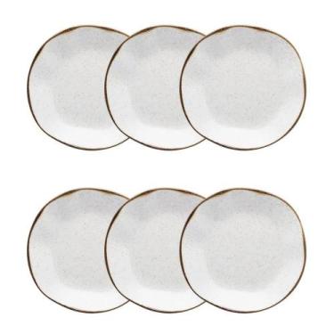 Imagem de Conjunto de Pratos Fundos 06 Peças Ryo Maresia Oxford