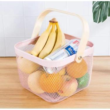 Imagem de Fruteira Cesto Organizador e Multiuso Decorativa Para Cozinha ou Sala 