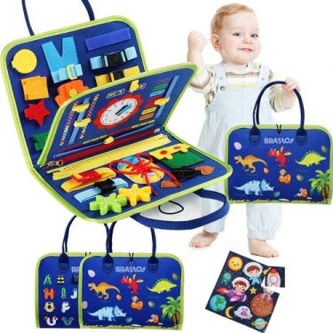 Imagem de Maleta Educativa Brinquedo Atividades Aprendizados Pedagógica e Divers