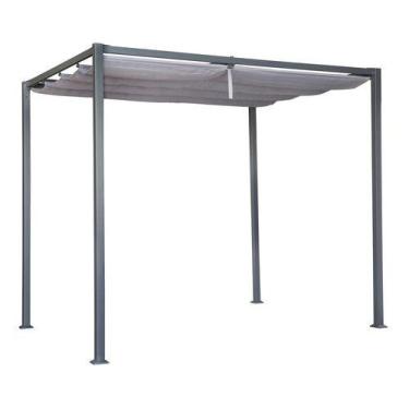 Imagem de Pergolado De Alumínio - Cobertura Retrátil - 2,2x2,9x2,9m - Naterial