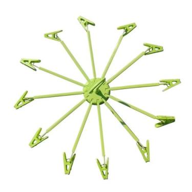 Imagem de Varal Retratil com 12 Prendedores Redondo Roupas Intimas - Clink