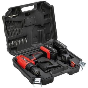 Imagem de Furadeira Parafusadeira 18V Bateria Bivolt Worker