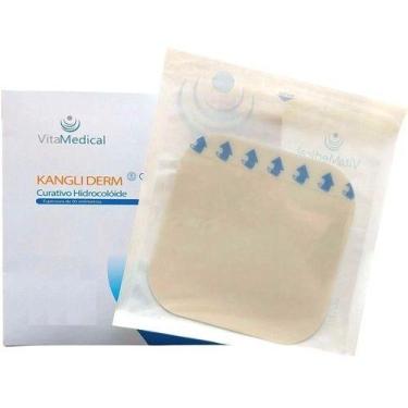 Imagem de Curativos Hidrocoloide Kangli Derm Extra Fino 10cm x 10cm Hipoalergênc