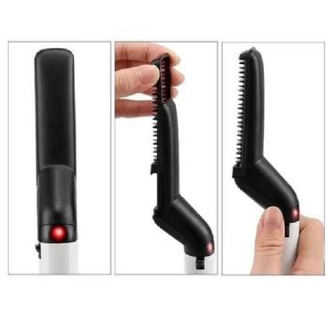 Imagem de Alisador Barba Cabelo Masculino Modelador Elétrico Chapinha - For Beau