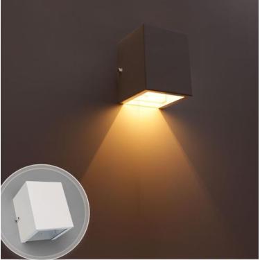 Imagem de kit com 3x Arandelas 1 facho para parede muro externa e interna - bran