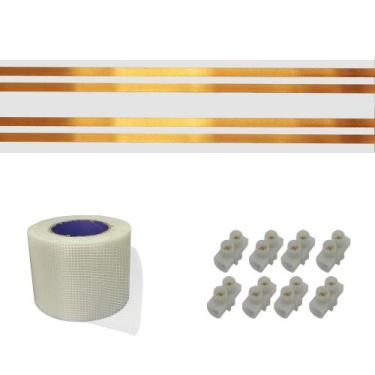 Imagem de Kit Eletrofita 4 Pistas 3 Metros 750V 10A - Eletrofitas