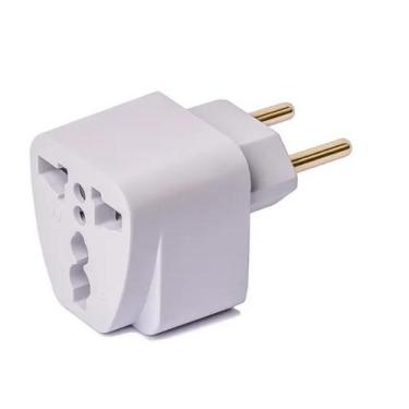 Imagem de Adaptador Tomada Universal Padrão Europeu Para Brasil - Snsimports