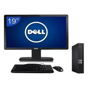 Imagem de Cpu + Monitor Dell Optiplex 3040 Mini Core I5 6g 8gb 240ssd