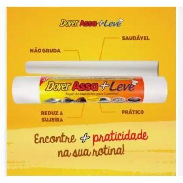 Imagem de Papel Antiaderente Cozinha Dover Assa + Leve 30cm x 3m Caixa 2 Unidade