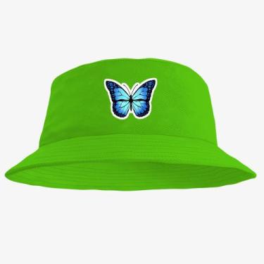 Imagem de Boné Chapéu Bucket Hat Estampado Borboleta - MP Moda Masculina, Único,