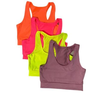 Imagem de Kit 4 Top Nadador Suplex Liso Academia Fitness - JinkingStore, Sortida
