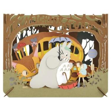 Imagem de Ensky - My Neighbor Totoro - A Mysterious Encounter with Totoro, Paper Theater (PT-047N) - Official Studio Ghibli Merchandise