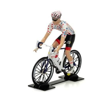 Imagem de OPO 10 - Cyclist Simon Yates Tour de France 2023 Polka dot Jersey - Compatible with SOLIDO 1/18 Figure - TDF02