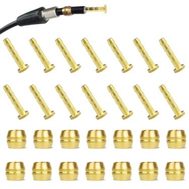 Imagem de 14 peças BH59 Brake Olive and Barb - Freio de latão oliva e kit de inserção de conexão para bicicleta Shimano Mountain Bike BH59 Avid Sram Mangueira de freio a disco hidráulico BH59/BH90