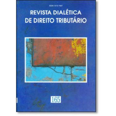 Imagem de Revista Dialética de Direito Tributário - Vol.165 - DIALETICA