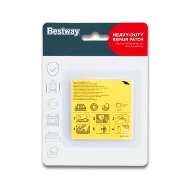 Imagem de Kit de Reparo e Remendo 10 Adesivos Piscina Inflável Bestway - Geral